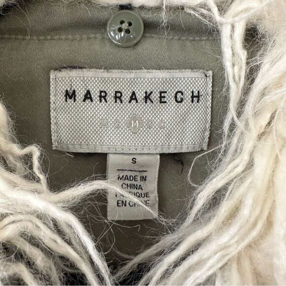 Anthropologie-Marrakech Faux Fur Trim Collar Jacket - Picture 12 of 12